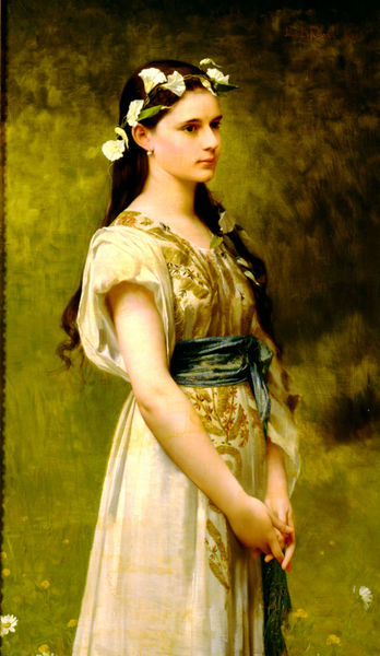 Jules Joseph Lefebvre Portrait of Julia Foster Ward